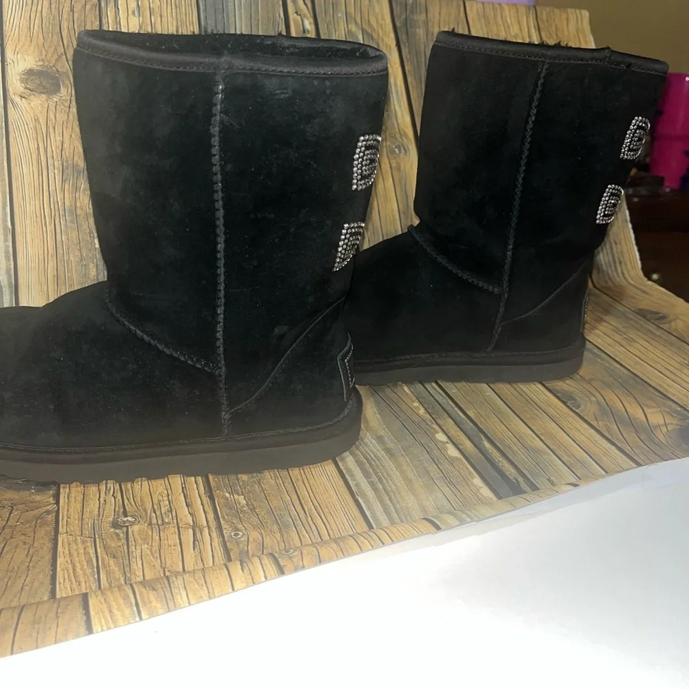 UGG Black Suede‎ Boots